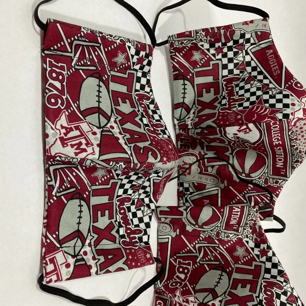 Texas‎ A and M University Aggies Face Mask